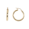 Estate 14kt Yellow Gold Hollow Hoop Earrings