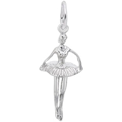 STERLING BALLET DANCER CHARM