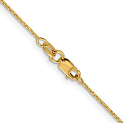 Leslies 10kt Yellow Gold 1mm Diamond Cut Cable Chain 20in