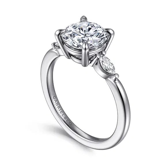14K White Gold Avah .30CTW Engagement Ring
