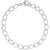STERLING DAPPED CURB LINK BRAC
