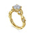 14K Yellow Gold Lena Floral Engagement Ring.16CTW Semi-Mount S2086904