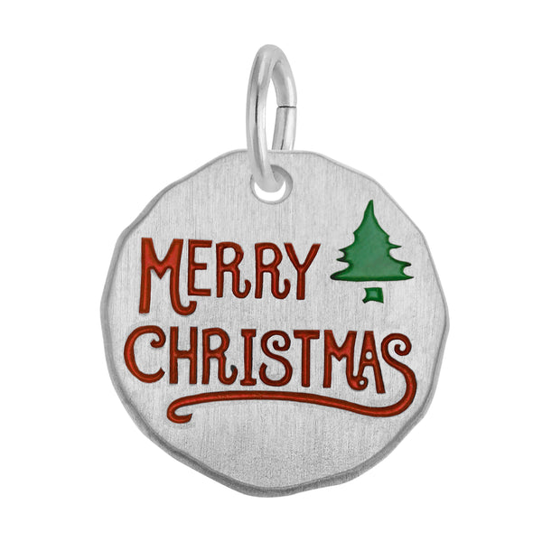 STERLING MERRY CHRISTMAS TAG C