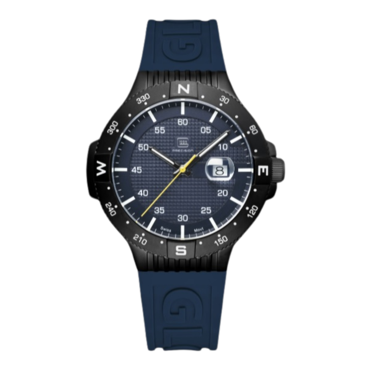 GLOCK GW-15-2-22 Gunmetal Chronograph Watch with Metal Band