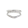 Estate 14kt White Gold 0.25ctw Diamond Ring Guard