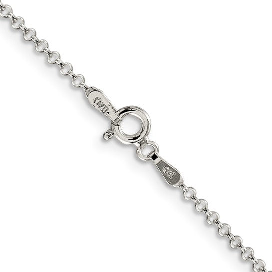 Sterling 1.5MM Rolo Chain 20"