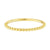 14K YG BEADED RING