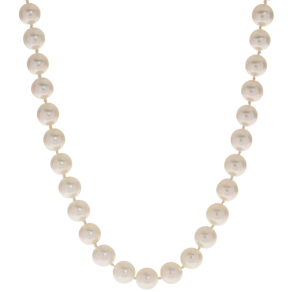 14K YG 8-8.5MM A AKOYA PEARL S