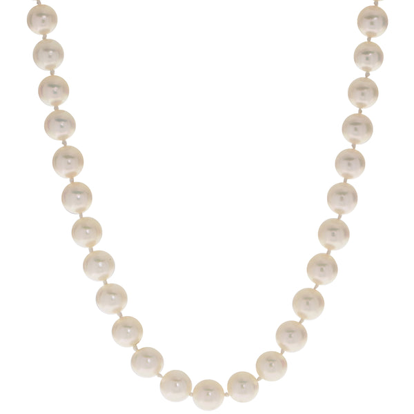 14K YG 8-8.5MM A AKOYA PEARL S