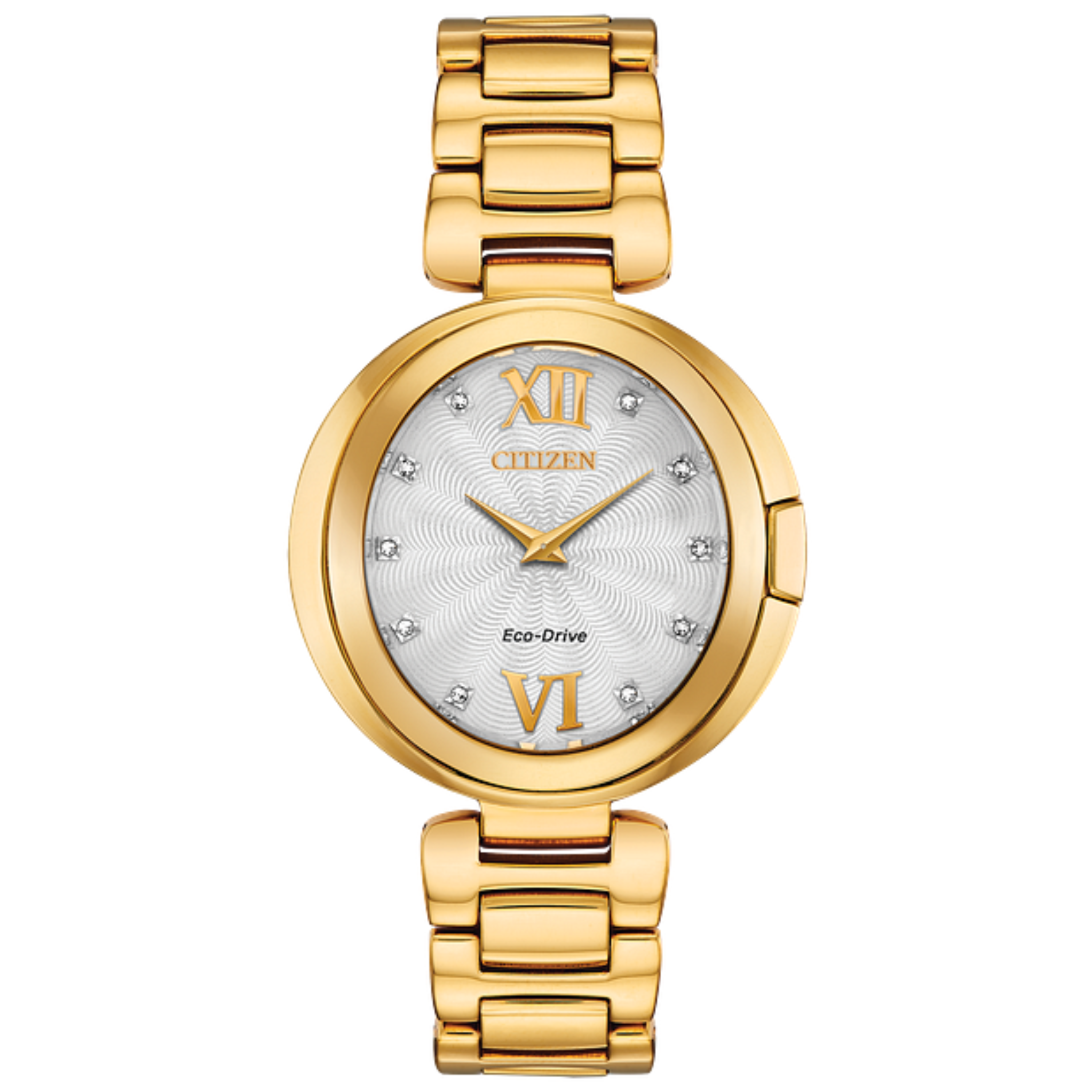 Citizen Quartz Gold Tone Slim Oval Watch Citizens Ladies Oval Gold Tone Watch With Date - Etsy main image 3