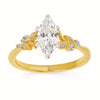 14K YG .10CTW G-H SI1/SI2 MILG