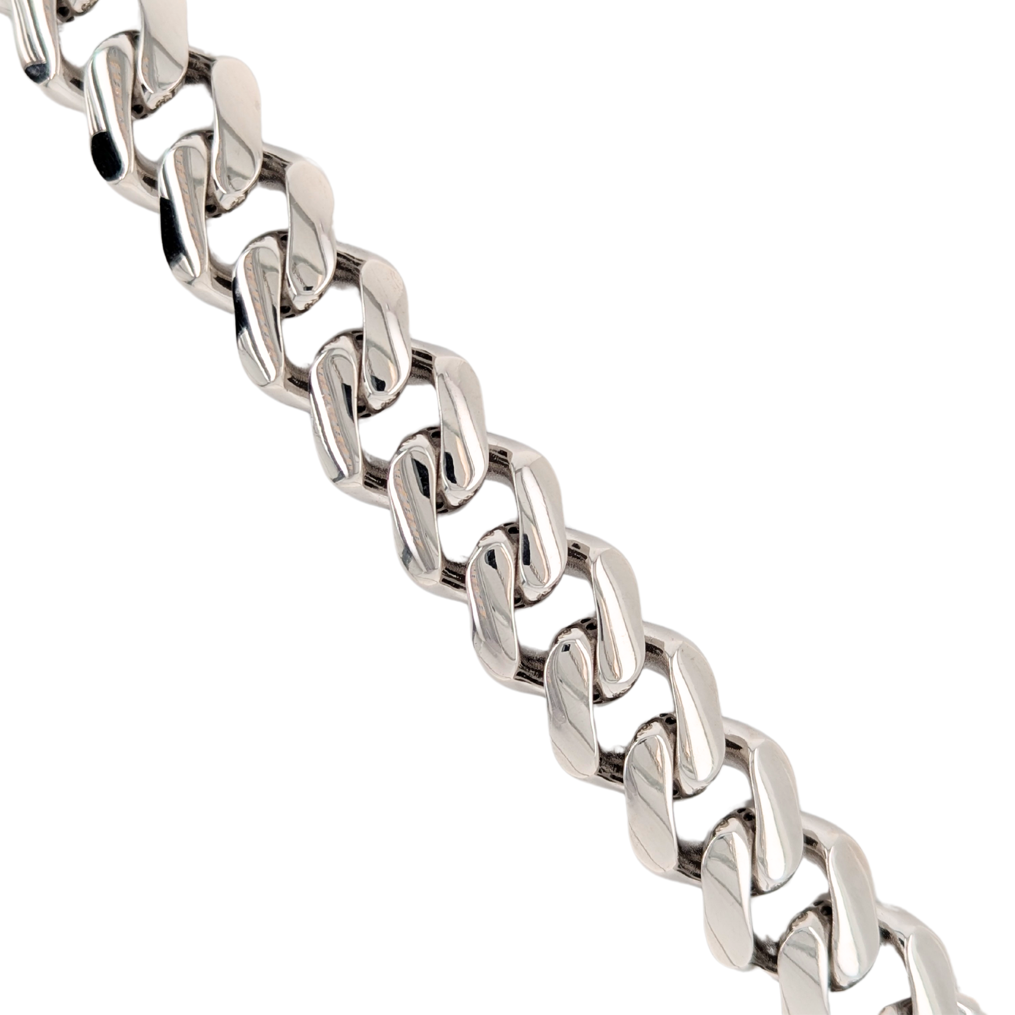 Sterling Silver Men's Miami Cuban 26" Semi-Solid Chain