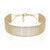 14K Yellow Gold Diamond Silk Mesh Bracelet