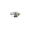 Estate Platinum .61ct Spinel .51ctw Diamond Ring