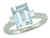 14K WG 1.97CT AQUAMARINE .21CT
