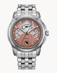 ECO DRIVE CALENDRIER STAINLESS