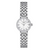 LOVELY STAINLESS WHITE DIAL FACETED SAPPHIRE CRYSTAL