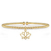 BUJUKAN 14K YG LOTUS CUFF SZ 5