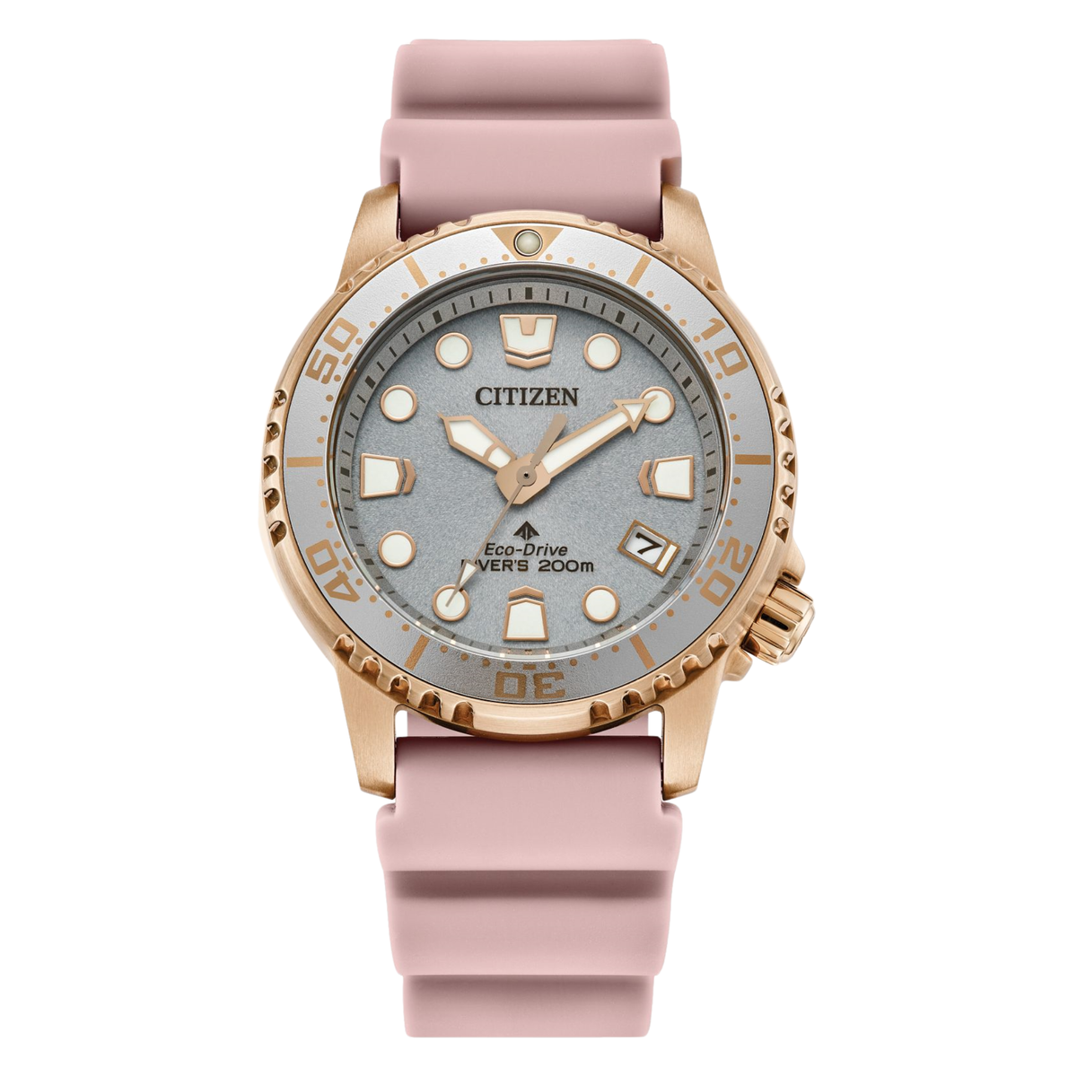 Citizen Eco Drive Promaster Pink Strap Divers Watch EO2023-00A