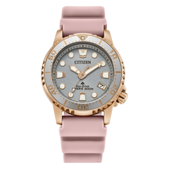 Citizen Eco Drive Promaster Pink Strap Divers Watch EO2023-00A