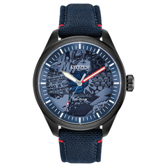 Citizen Marvel Heroes Blue Cloth Strap Watch AW2037-04W