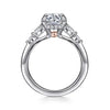 14K Gold Kallie Diamond Engagement Semi-Mount Ring for 2CT Center S2086893