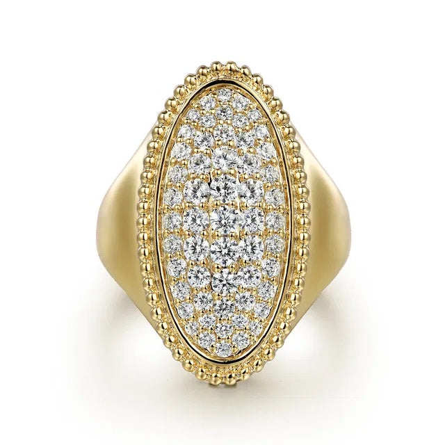BUJUKAN 14K YG 1.00CTW G-H SI+