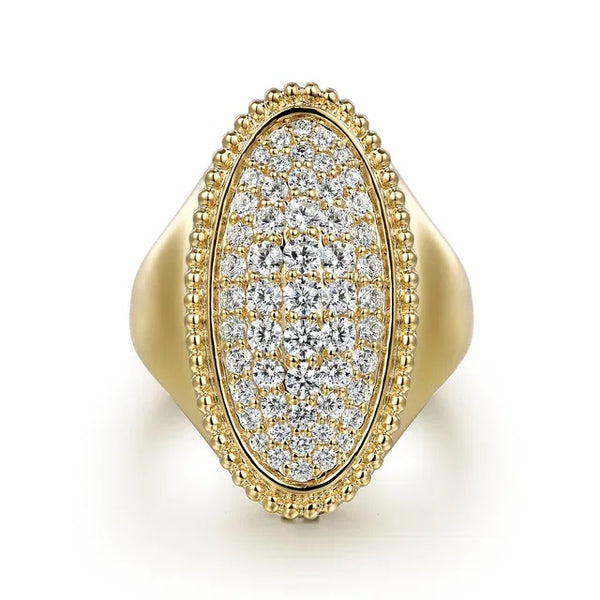 BUJUKAN 14K YG 1.00CTW G-H SI+
