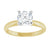 10K WG 1CT CZ SOLITAIRE.