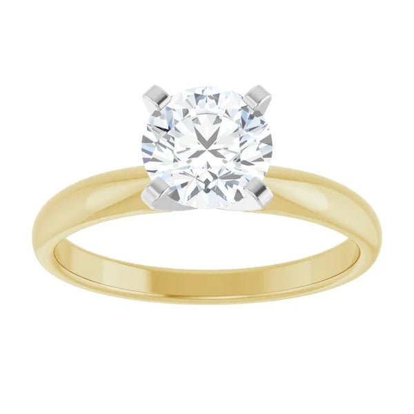 10K WG 1CT CZ SOLITAIRE.
