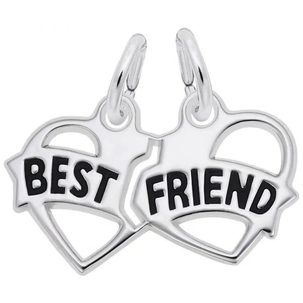 Sterling Silver Best Friends Charm