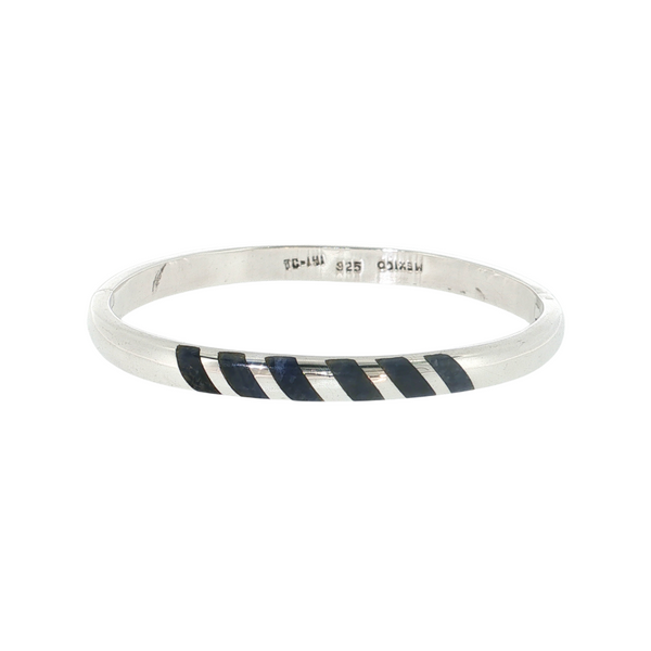 S/S SODALITE BANGLE