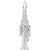 Sterling Silver Nutcracker Charm.