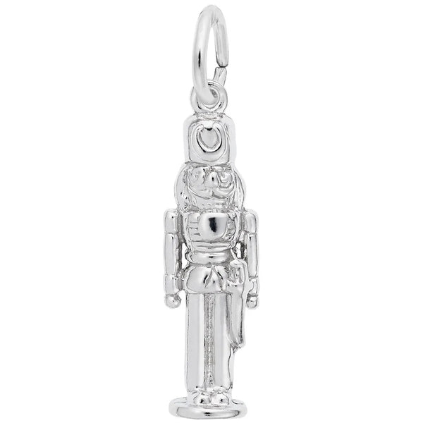 Sterling Silver Nutcracker Charm.