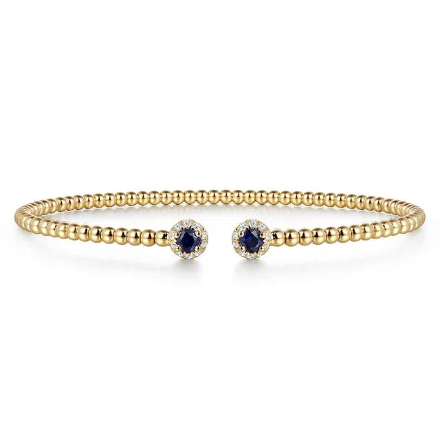BUJUKAN 14K YG 
.27CTW SAPH A