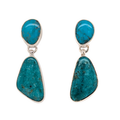 Sterling Silver Mina MariaTurquoise Drop Earrings