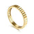 14K Yellow Gold Diamond Cut Band