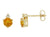 14K YG .96CTW CITRINE .07CTW D
