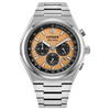 Citizen Eco Drive Zenshin Chrono Super Titanium Watch Salmon Dial CA4610-85Z