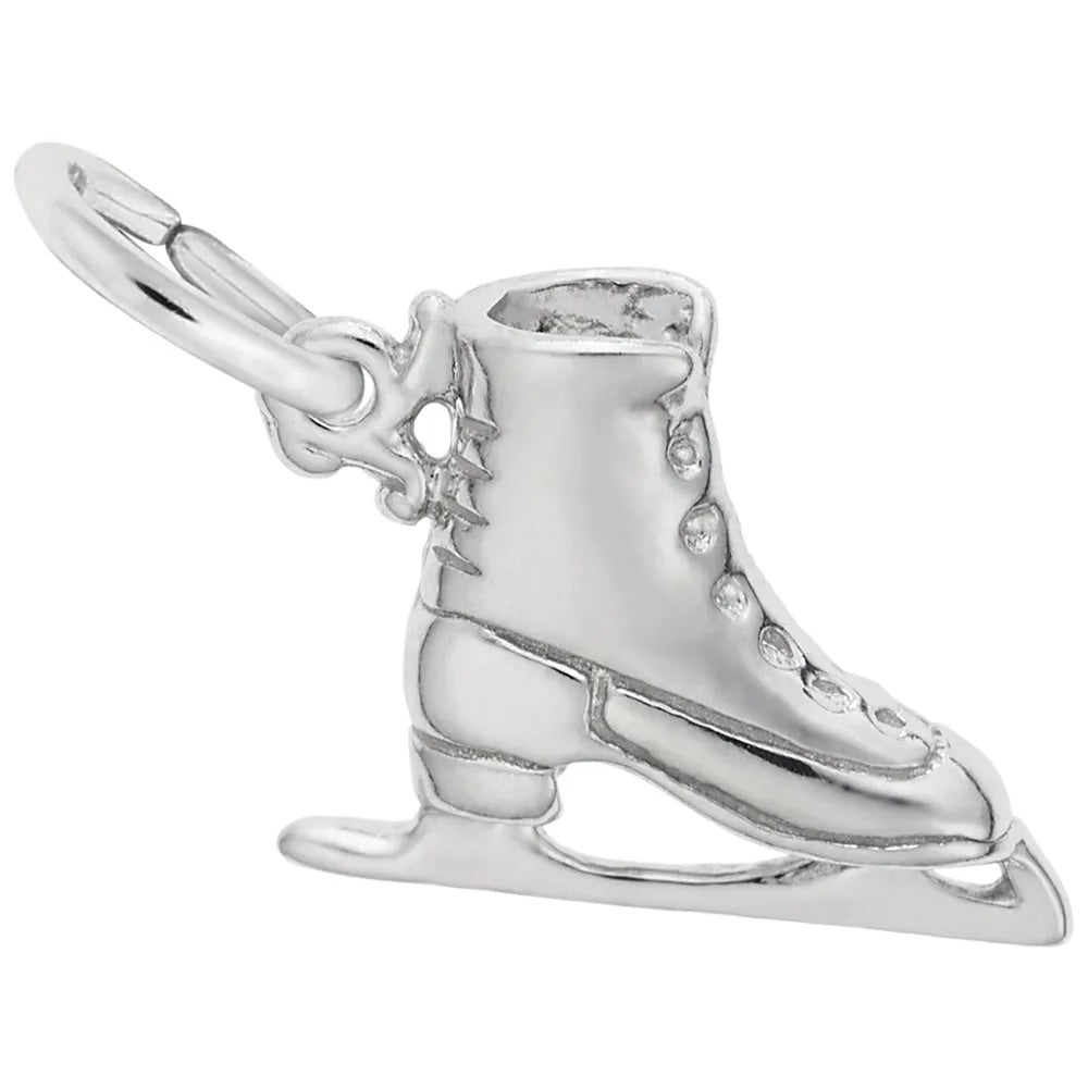 Sterling Silver Ice Skate Charm