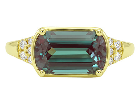 14K YG 2.32CT CREATED ALEXANDR