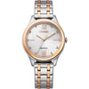 Citizen Eco Drive Two Tone Elegant Watch EM0506-77A