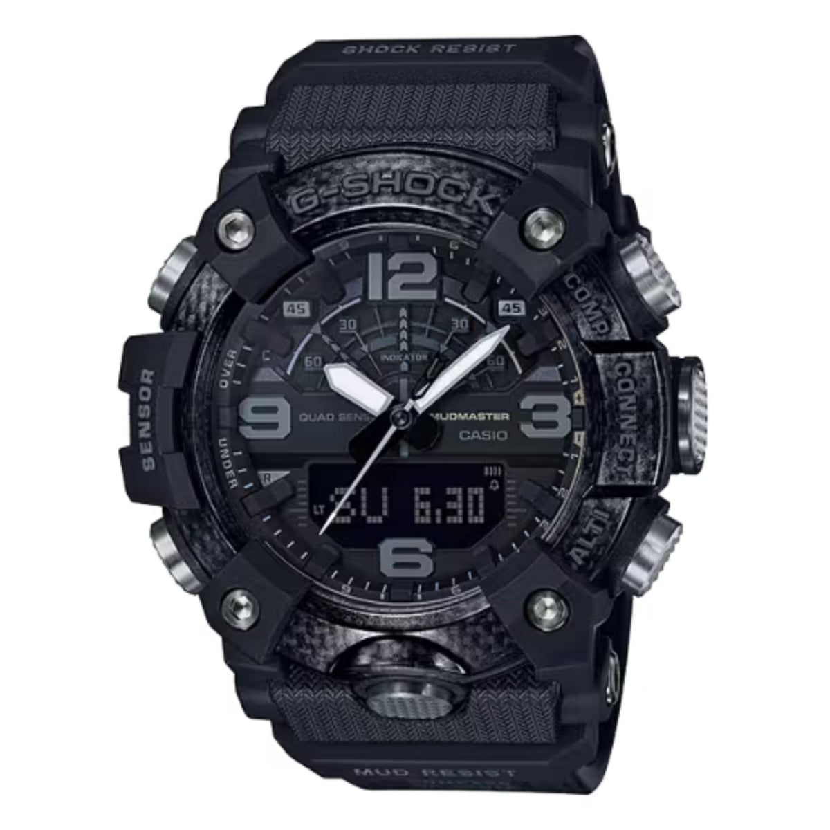 Casio G-Shock Black Mudmaster Bluetooth Carbon Quad Sensor