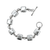 S/S SQAURE LINK BRACELET SOL