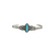 S/S TURQ BABY BANGLE