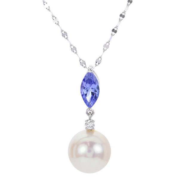 14K WG 9-9.5MM AA FWCP TANZANI