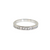 Estate 14kt White Gold Princess Cut Diamond 0.6ctw Channel Band