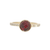 14K YG 2.08CT ROUND GARNET .15