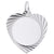 Sterling Silver Medium Faceted Heart Charm.