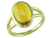 10K YG 3.60CT CABOCHON CITRINE